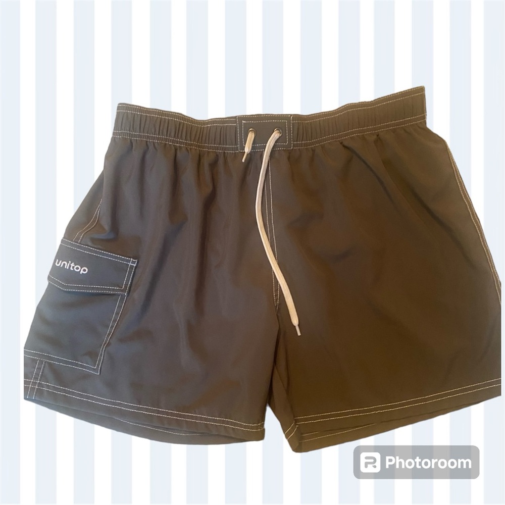 unitop Womens Bathing Boardshorts Swim Shorts Quick Dry with Lining